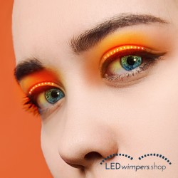 1007 - LED wimpers Pro Oranje